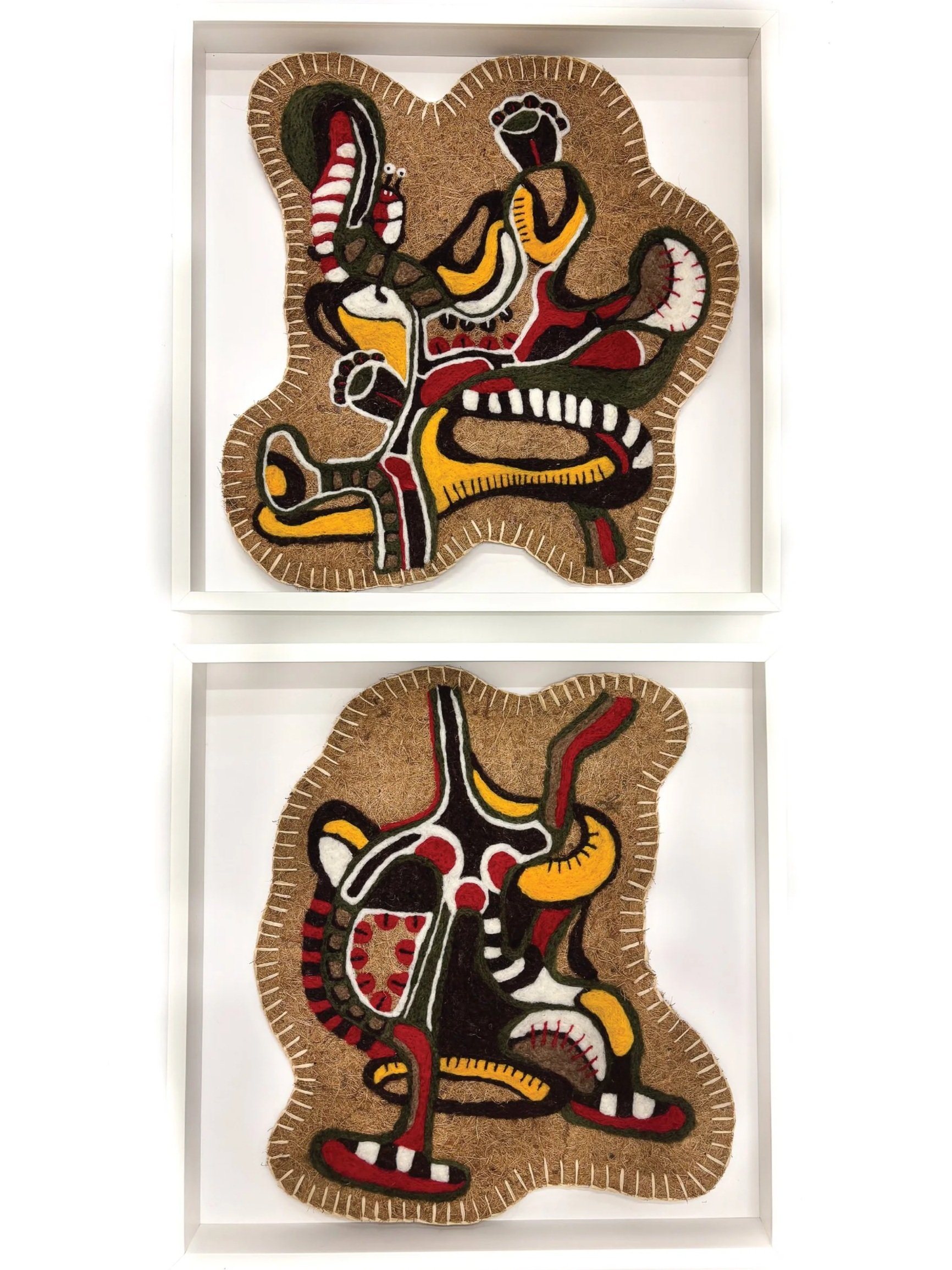Aguape Diptych, 2024 50x50cm (each)