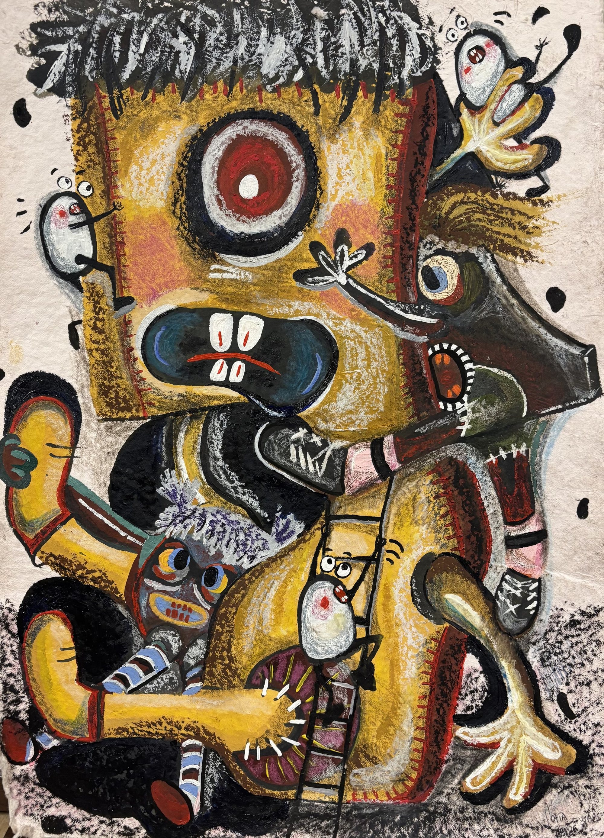 Untitled, 2025 - Mixed media on paper, A3